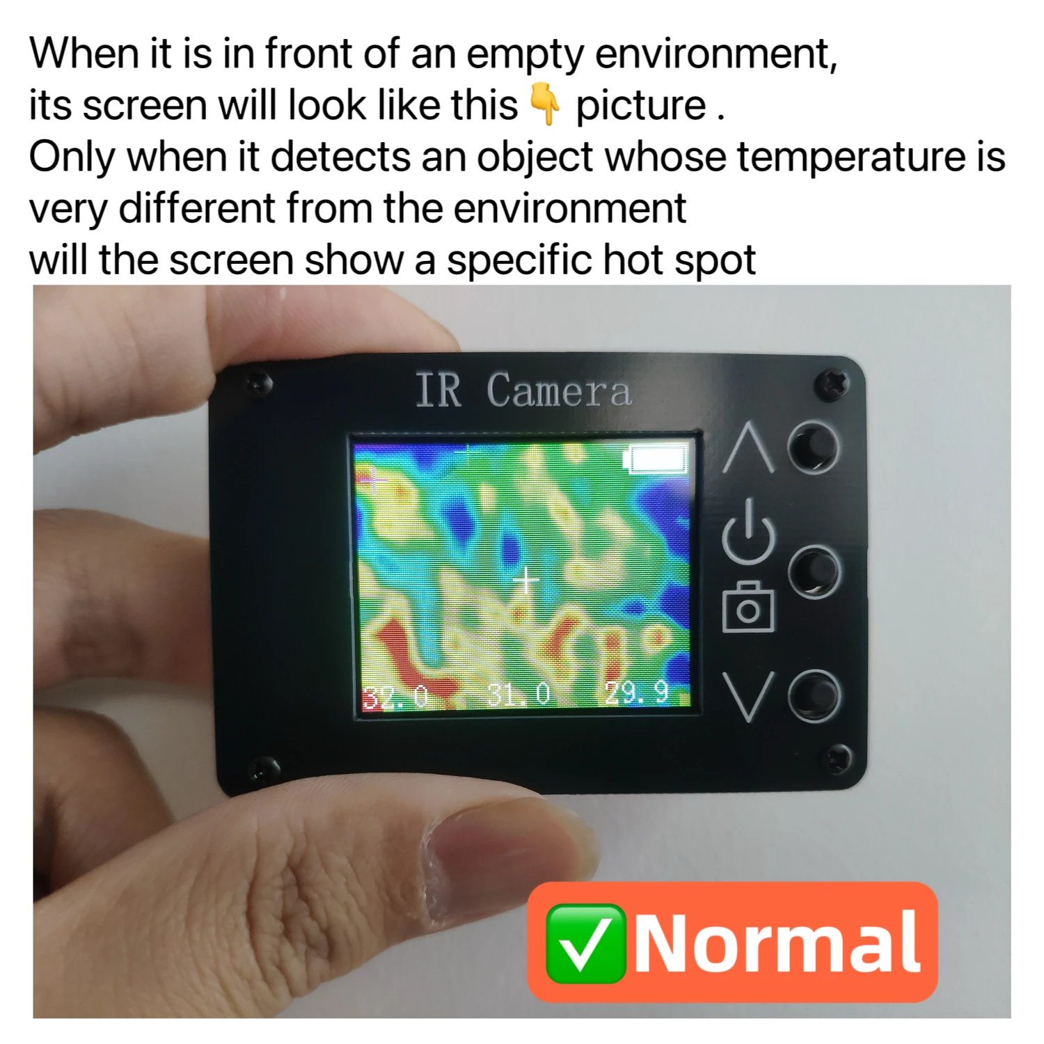 Mini kamera termowizyjna na podczerwień - rozdzielczość 32x24 pikseli, przenośny detektor temperatury z zakresem -40 ℃   do 300 ℃   Typ złącza Range Type-C