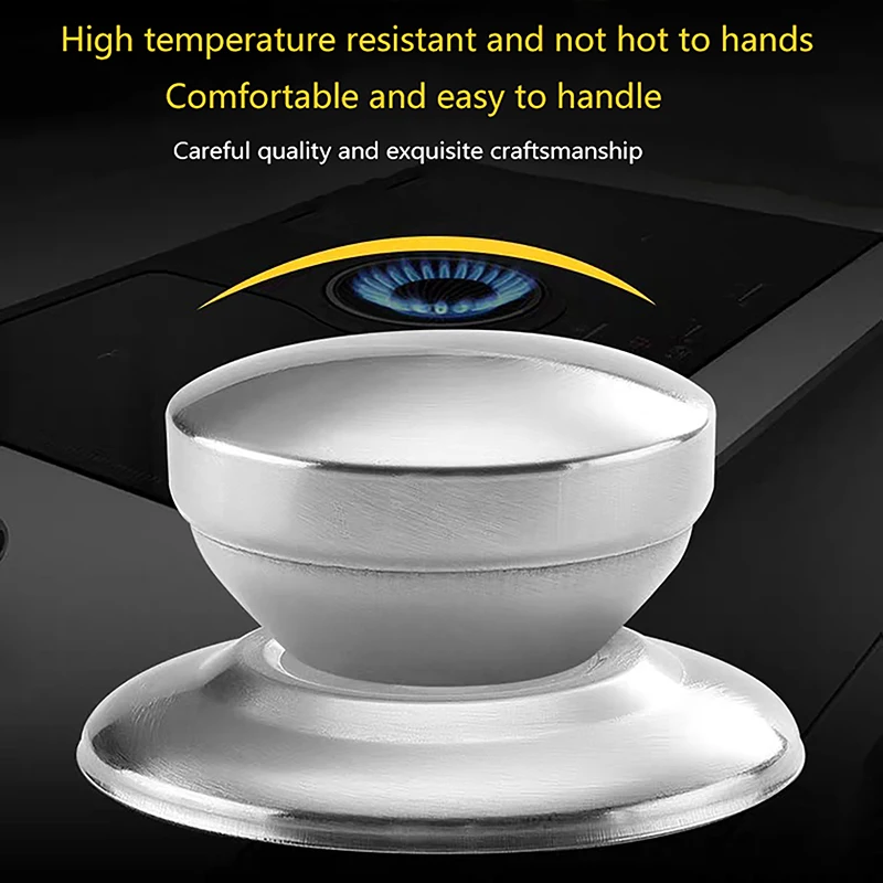 1pc Replacement Stainless Steel Universal Pot Accessories Pan Lid Grip Anti Scalding Knob Handle Cover Kitchen Cookware Supplie