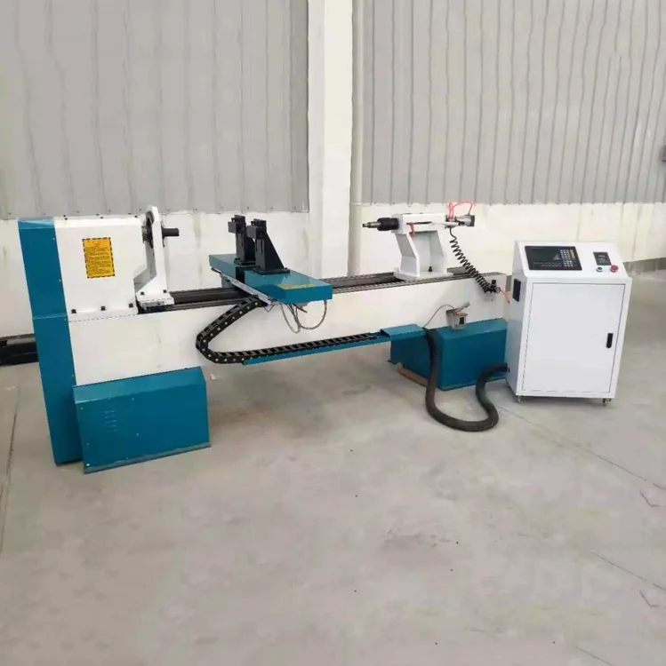 One Axis 1000mm Working Length CNC Copier Lathe Machine Wood Turning Lathe for Furniture Feet