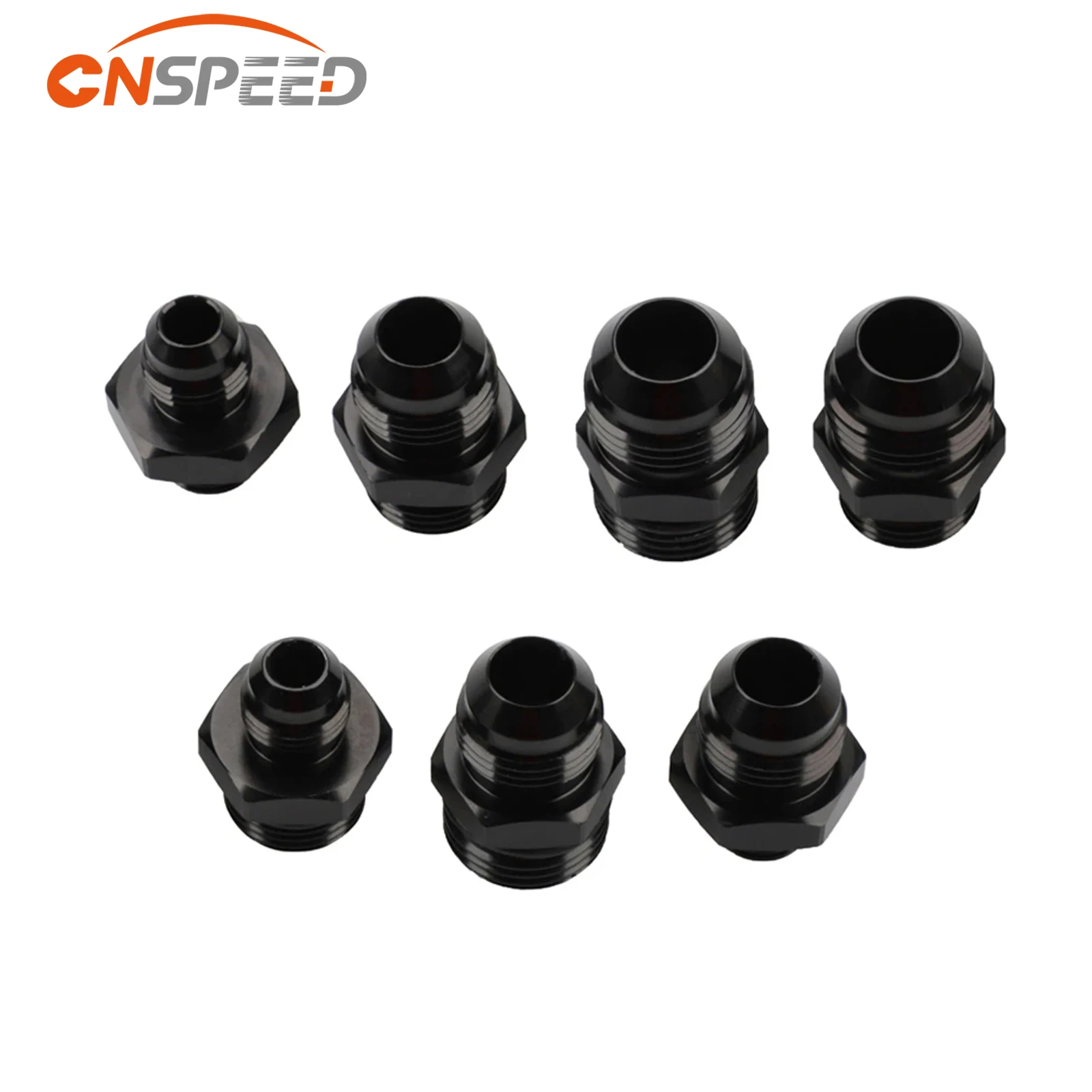 

Male Adapter Fitting Black ORB-6 ORB-10 ORB-10 O-ring Boss to AN6 6AN AN8 8AN AN1010AN 6061-T6 aluminum Flare fiting