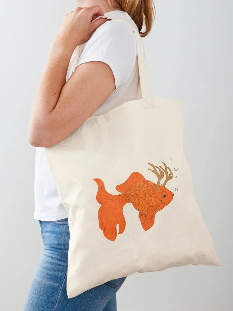 Keyleth the Goldfish (Limited Edition) Tote Bag reusable shopping bags shopper bag women canvas Bag