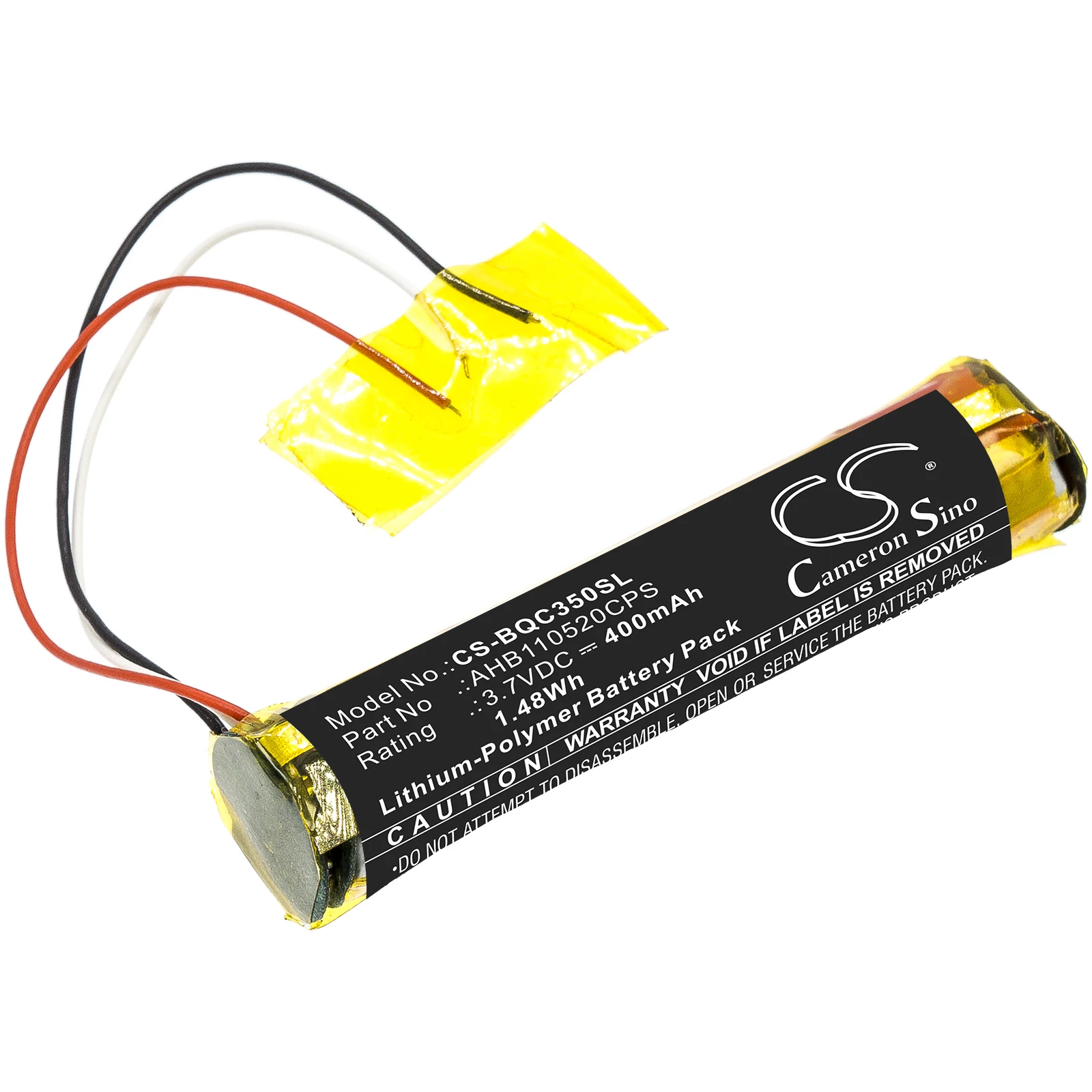 

Li-Polymer Wireless Headset Battery for Bose, 3.7V, 400mAh, Compatible Models: 419811, QC35, Quietcomfort 35