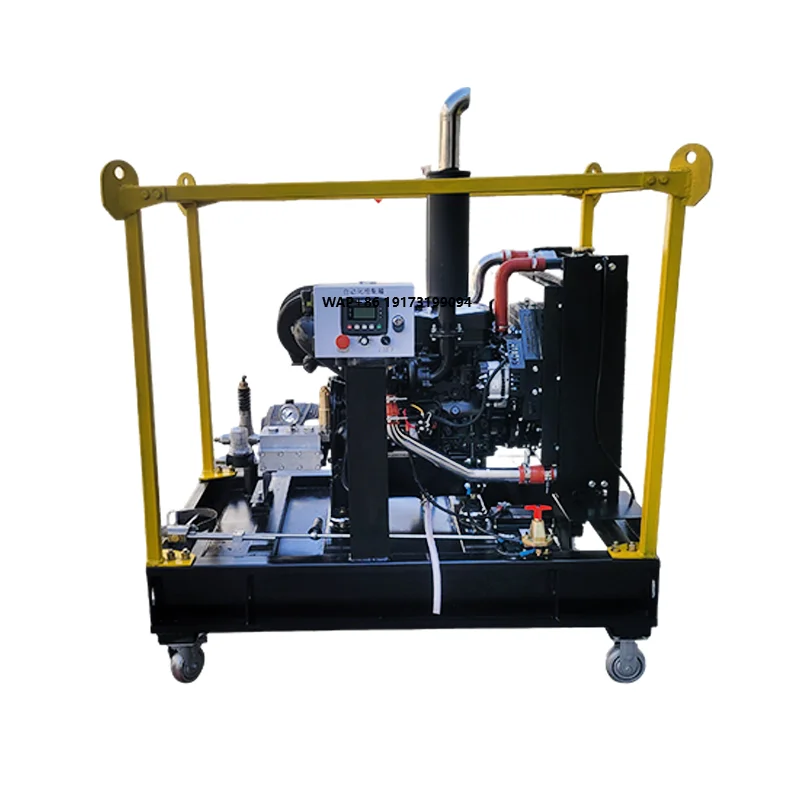 منظف الضغط العالي للغاية لتنظيف المياه الباردة جديد الصدأ هيكل السفينة التفجير غسل 800bar/11600psi #1