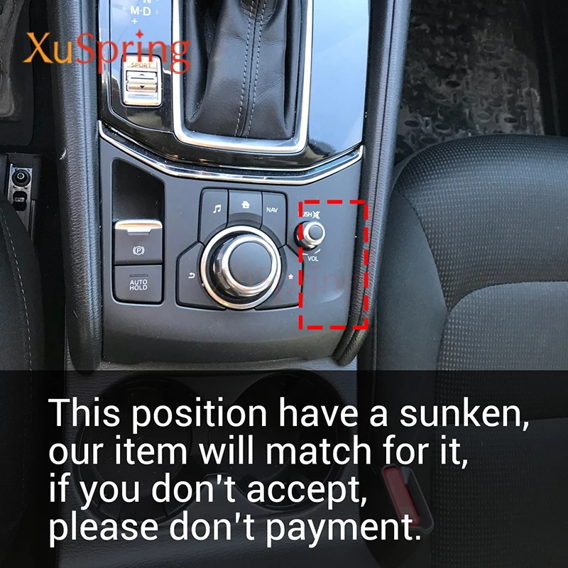 For Mazda CX5 CX-5 2017-2021 2022 2023 2024 KF Car Console Gearbox Panel Trim Frame Cover Sticker Strips Garnish Decoration