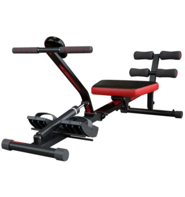 Hydraulic Cylinders Resistance Adjustable Computer Display Gym Aerobic Kendox RowShaper Rowing Machine Rovers With Back Support