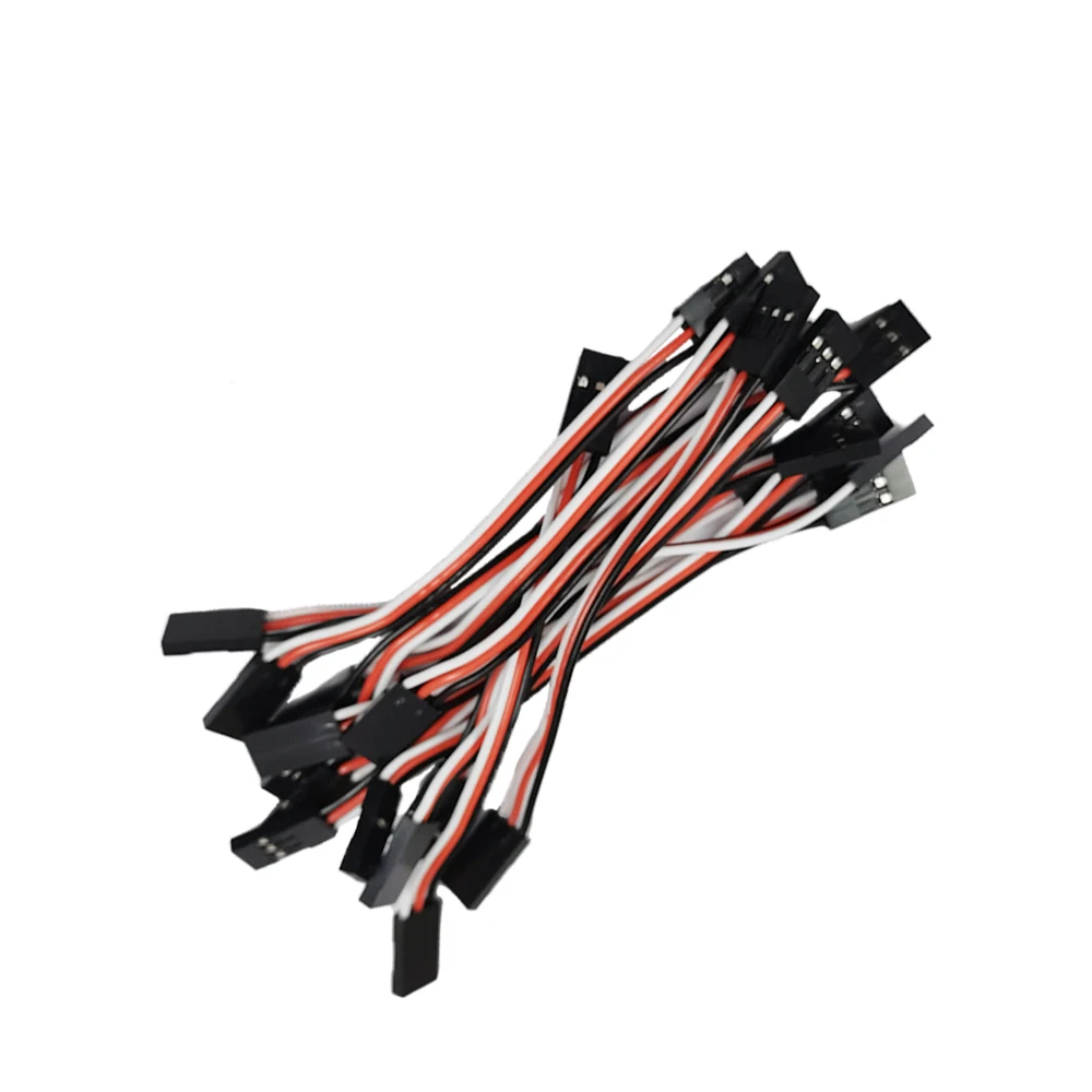 100pcs  Male to Male JR Plug Servo Extension Lead Wire Cable 10CM 15CM 30CM for RC Plane Quadcopter