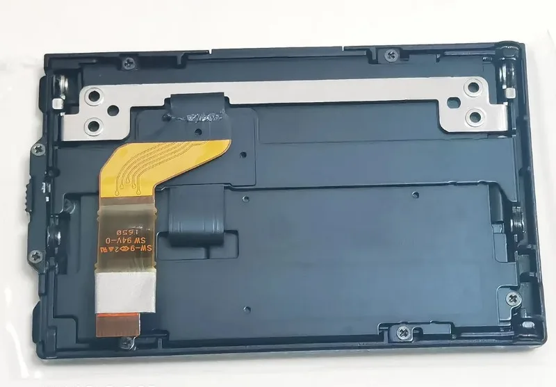 X-T2 XT2 LCD Screen Display With Cover Frame Rotating Hinge Flex Cable Black NEW Original