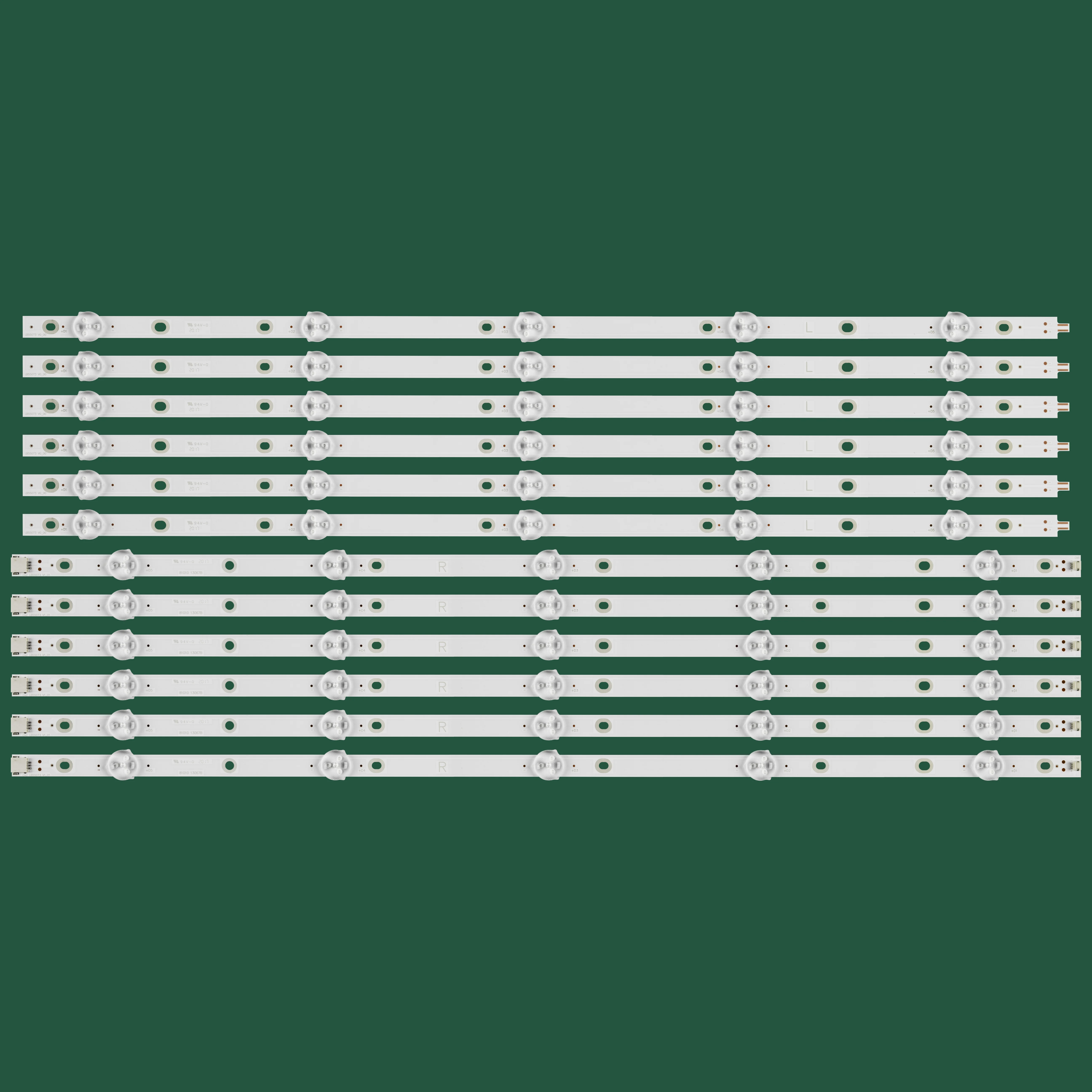 Tira de LED para iluminación trasera para Philips 55PUS6703/12 55PUS7303/12 55PUS7503/12 55PUS6162/12 LB55073 V0 LB55073 V1 210BZ05DL 210BZ05DR