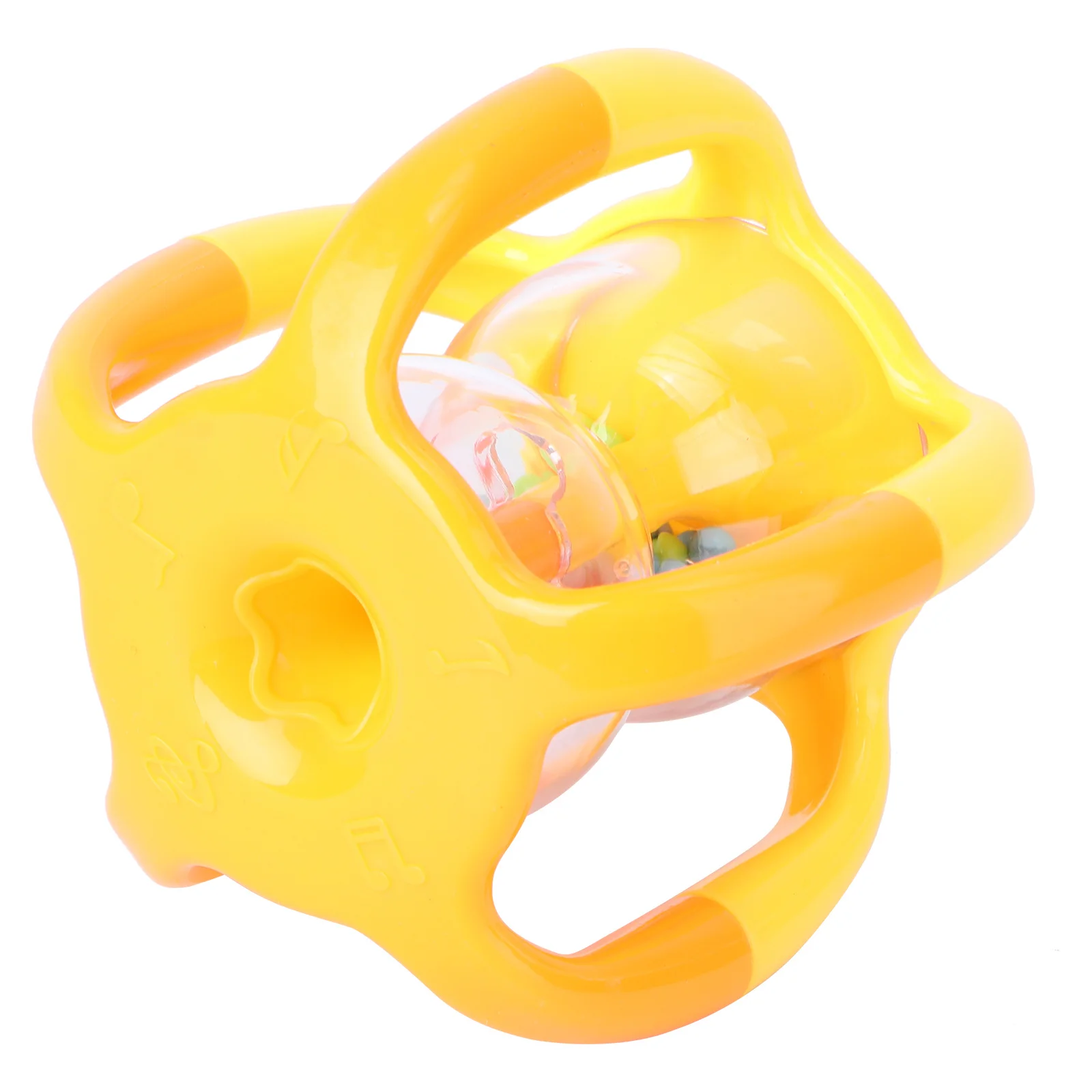 1 pz campana a mano per bambini sonaglio in plastica colorato giocattolo infantile bordi lisci facile da pulire sonaglio a mano creativo per bambini