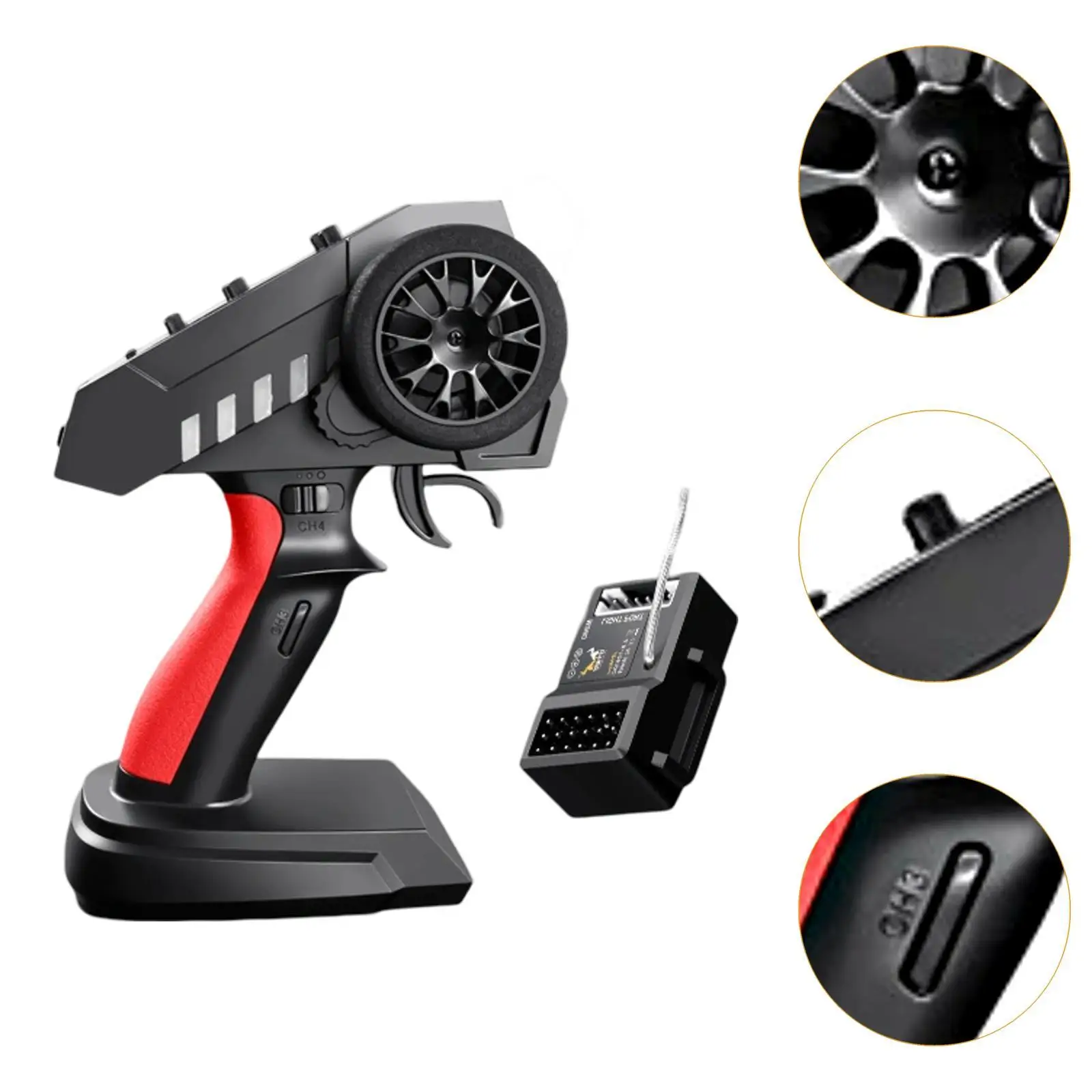 RC 송신기 및 수신기 6채널 전문가용 고감도 업그레이드