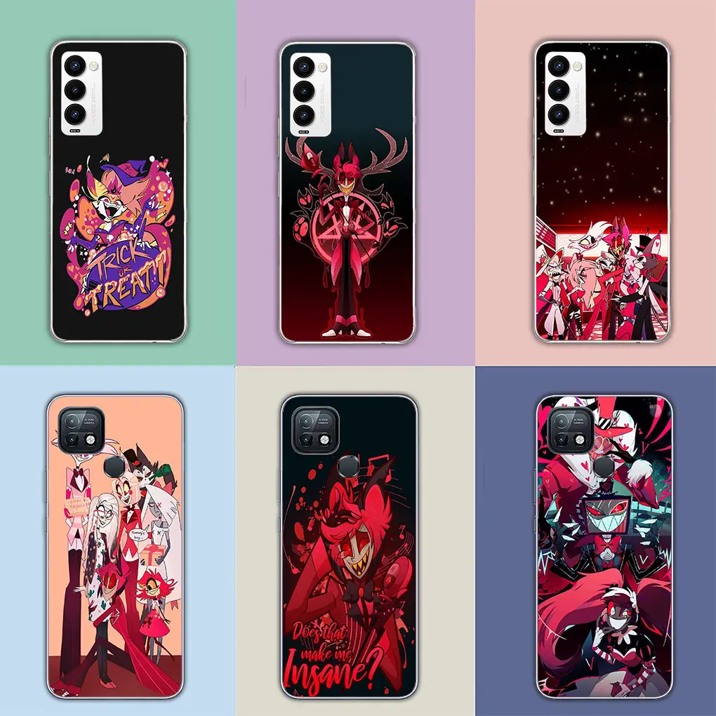 H-Hazbins Hotels Charile Angel Dust Phone Case for Motorola Moto G13 G14 G53 G54 G62 G72 G82 G84 E13 E20 G42 G32 G23 G22 Casing