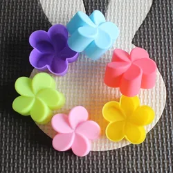 20Pcs 3cm 5cm Vortex Cake Mold Cupcake Cup Heat Resistant Silicone Soap Chocolate Pudding Ice Molds Baking Tools