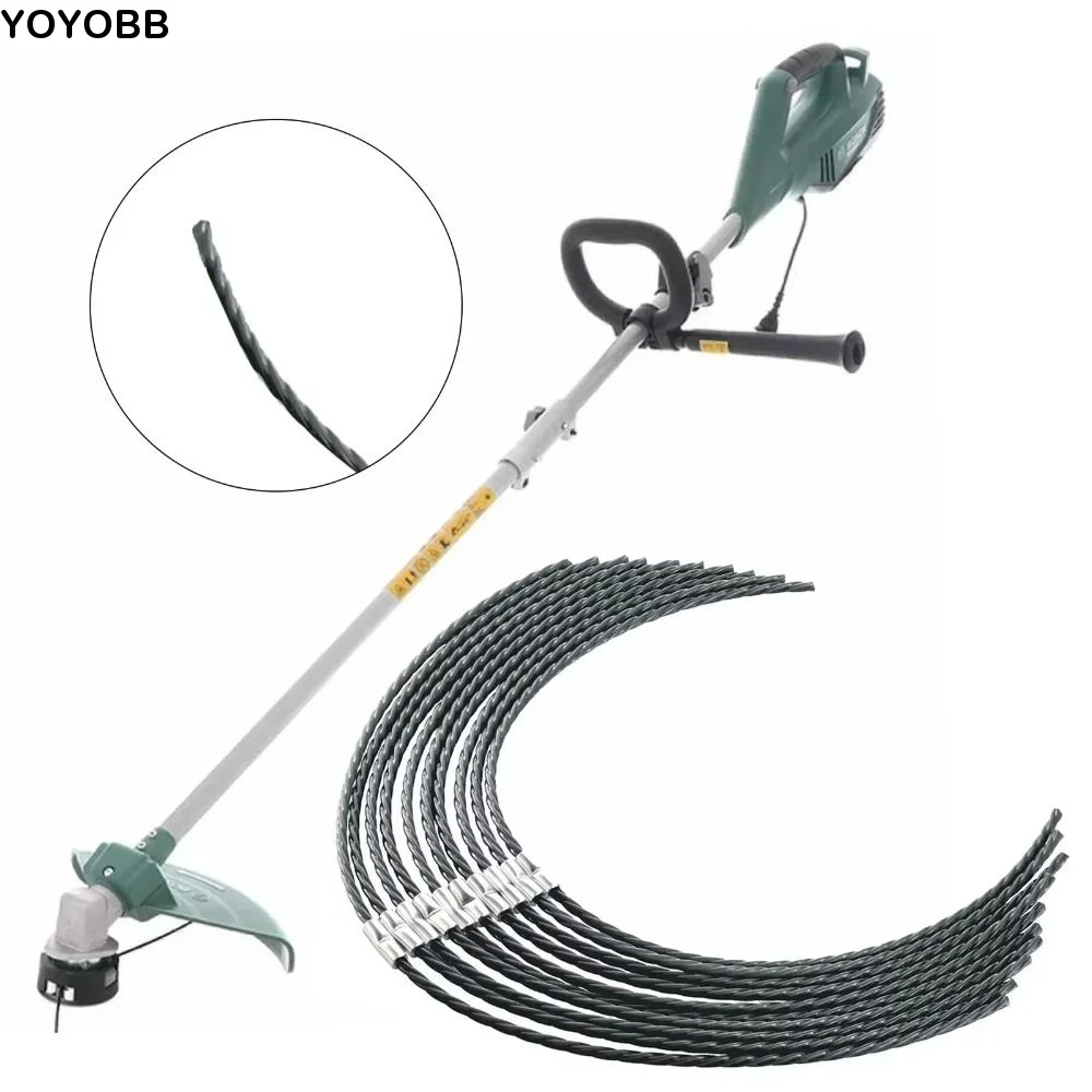 10pcs Efficient Simple Grass Rope Wear-resistant Weeding Mower Accessories 38cm Replacement Garden Accessories Grass