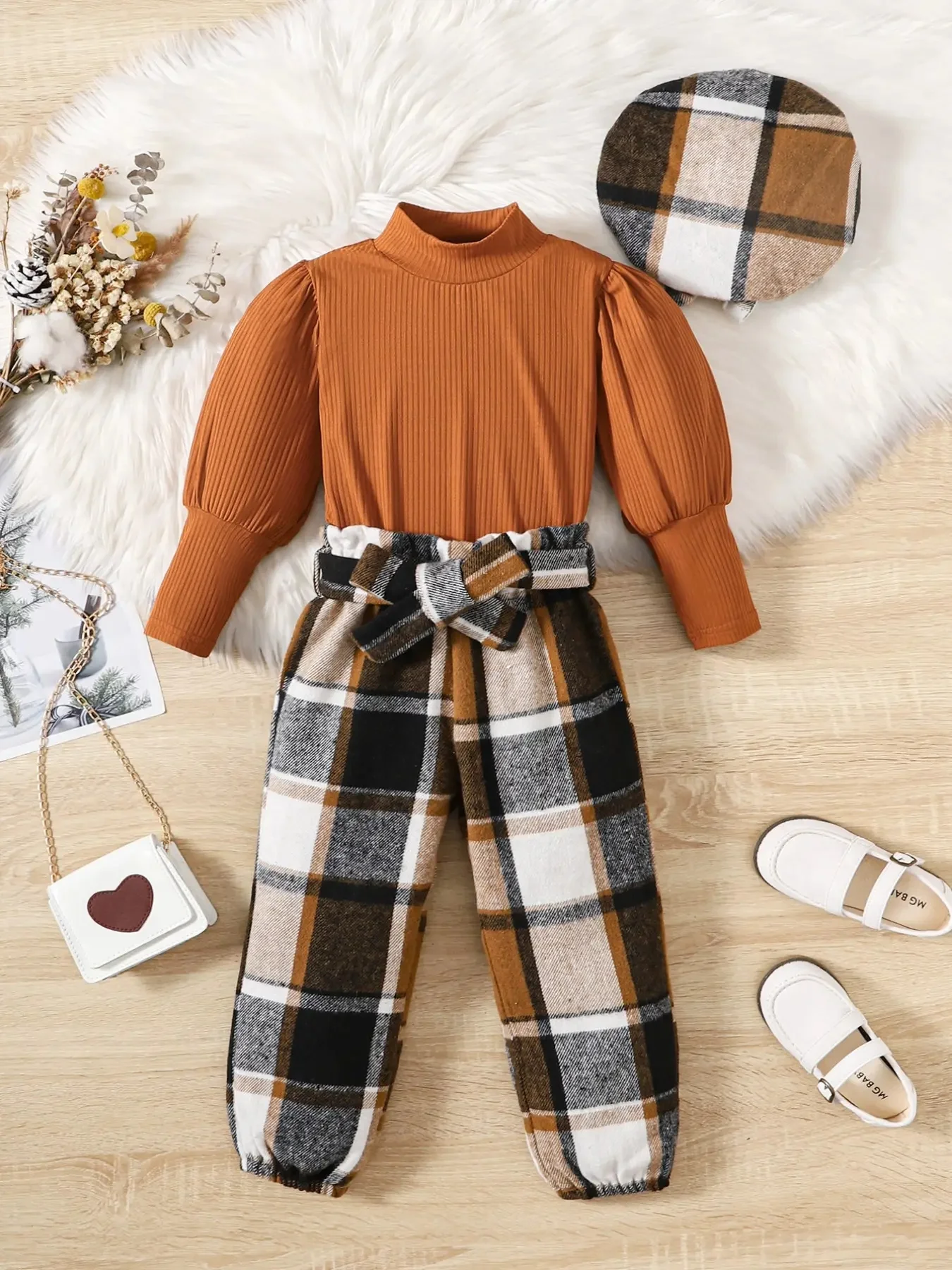 Winter  1-6  Years  Old  Baby Girl Clothes Toddler Girl Infant Outfit   Thread   Sweatshirts Long Pant Clothing Set