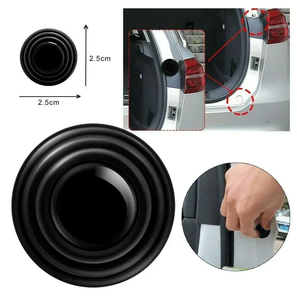 5x Cars Door Shock Stickers Universal Auto Soundproof Buffer Pad Pier Anti-collision Silicone Trunk Insulation Auto Crash Pad