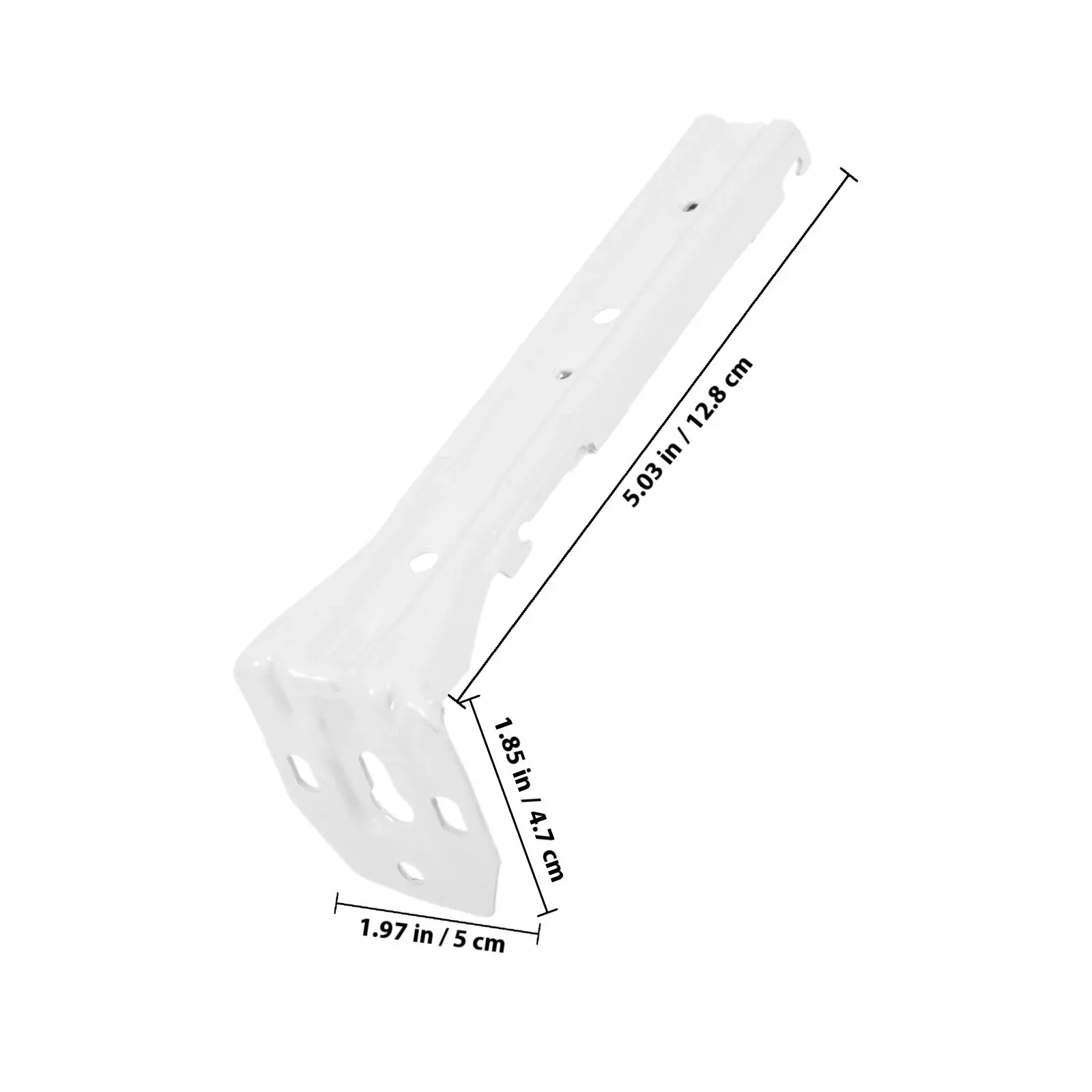 6Pcs Metal Curtain Installation Code Bracket Wall Mount Ceiling Mount Time Saving Labor Saving Smooth Finish Curtain Track