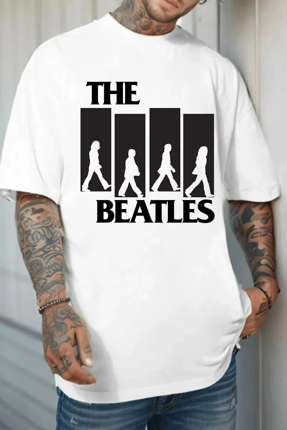 The Beatles Band T Shirt Men's and Women's Graphic Tees Summer Casual Short Sleeve Round Neck Y2K Trendy Daily Streetwear Tops