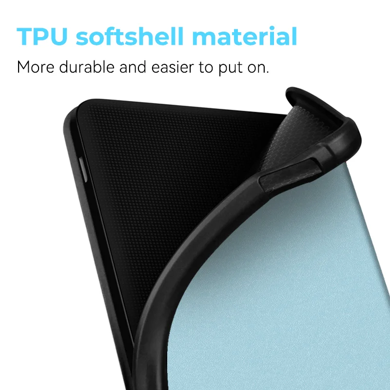 Twosheep capa de 7 polegadas para Kobo Libra Color e Kobo Libra2 TPU Shell Magnético Flip Auto Sleep Wake Cover Padrões de estilo fofo