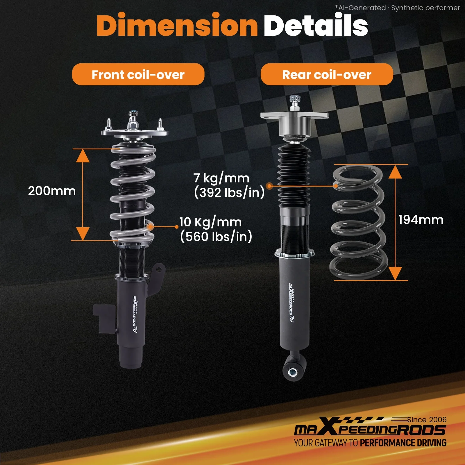 Upgraded T7 24 Ways Damper Coilover For Mazda 3 BL BK 2009-2013