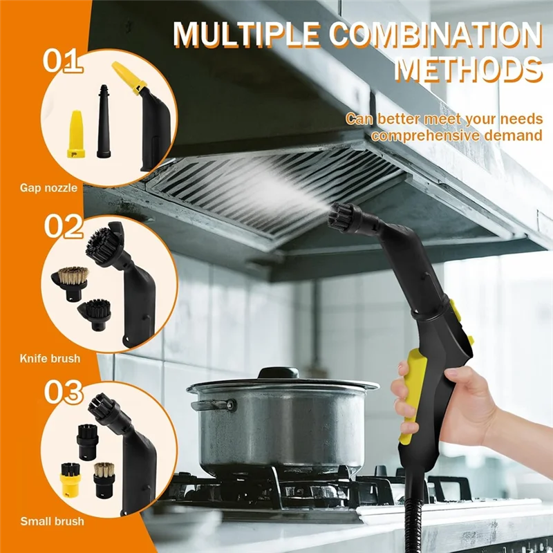 A74G-مكنسة كهربائية محمولة بفوهة بخار مجموعة فرش ذات شعيرات لـ Karcher Easyfix SC1/SC2/SC3/SC4/SC5/SC7 ممسحة قماش