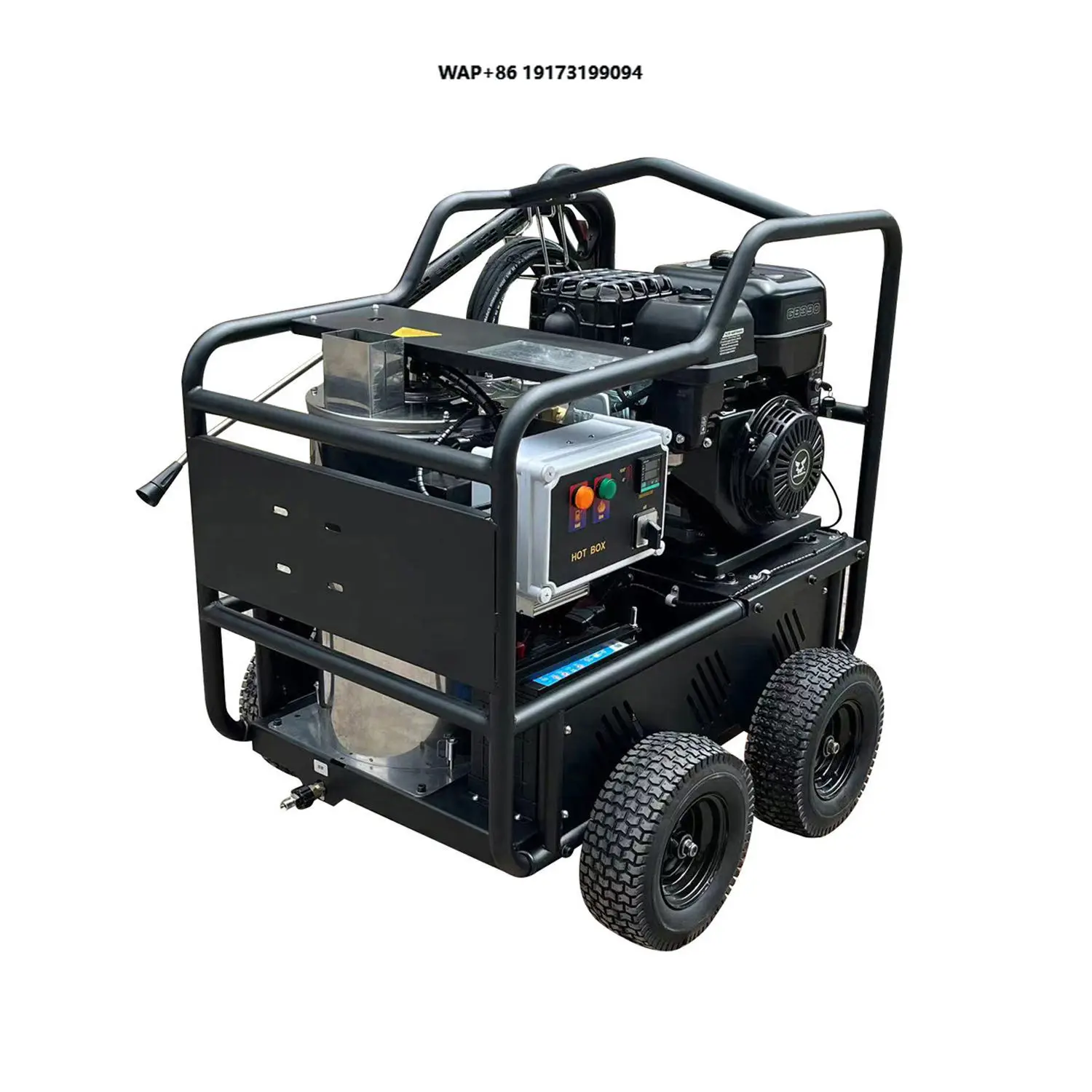 BISON(CHINA) New Portable Hot Water High Pressure Washer 15HP High Pressure Cleaner for Beverage Food 1 Year Warranty