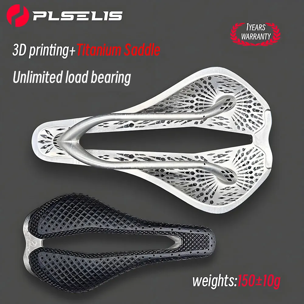 

Подушка сиденья PLSELIS, подушка сиденья из титанового сплава с 3D принтом, дышащая амортизация, удобная мягкая и жесткая часть