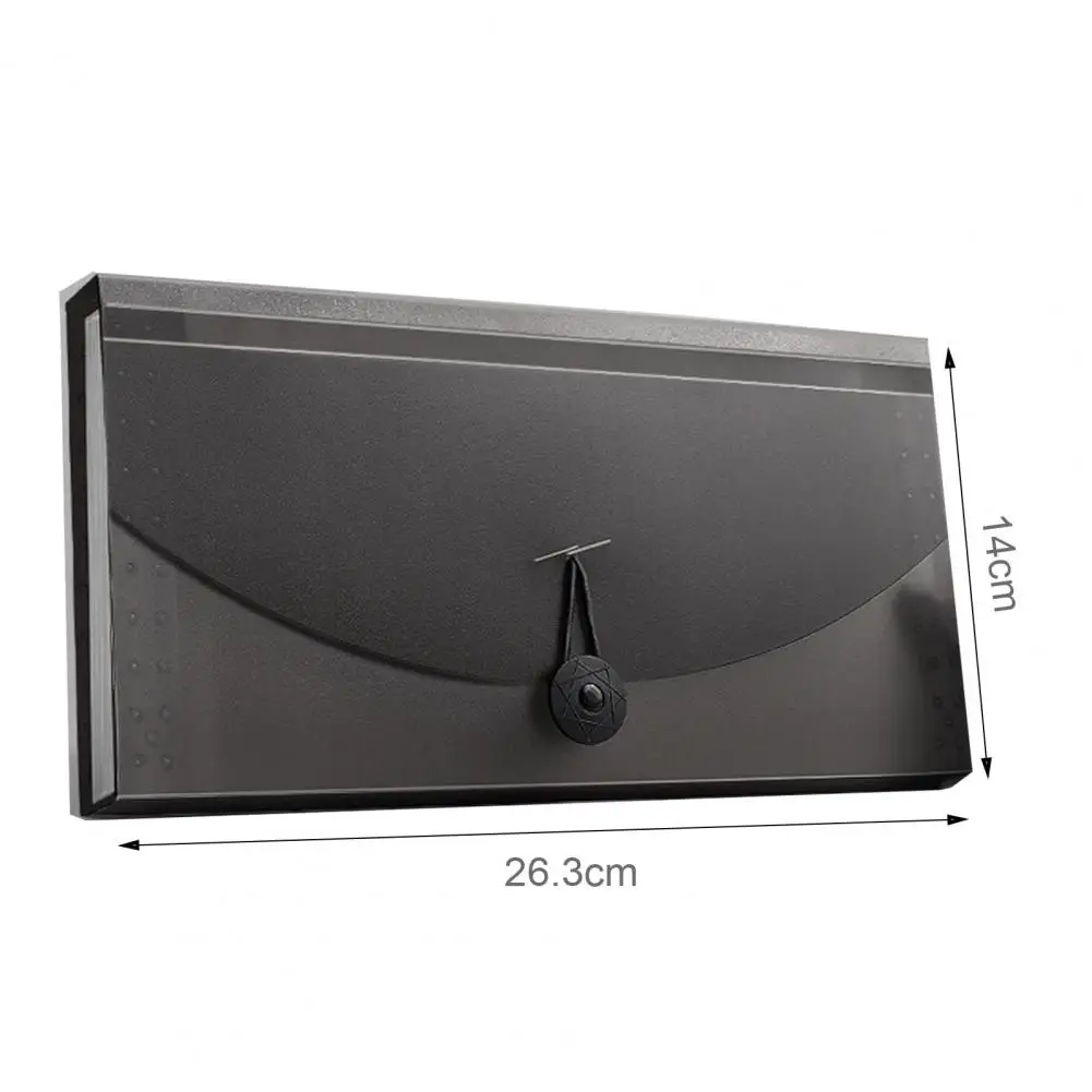 Business Receipt Storage Bag Waterproof Cash Receipt Holder Expanding File Folder Button Design Business Coupons Organizer