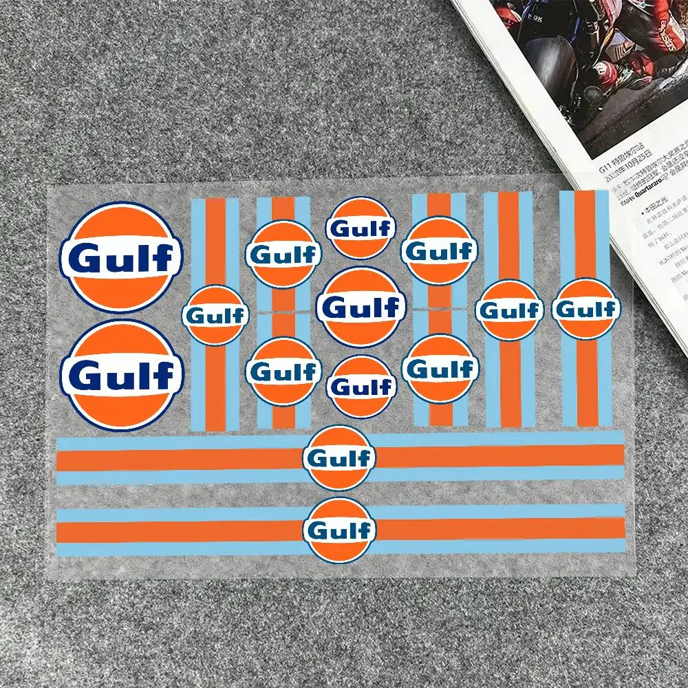 Adesivos de Carro G-Gulfs Oil, Adesivos para Moto, Adesivos para Carroceria, Para-choques, Janelas, Motocicletas, Laptops, Paredes, Decalques de Vinil, Acessórios para Tuning de Carros
