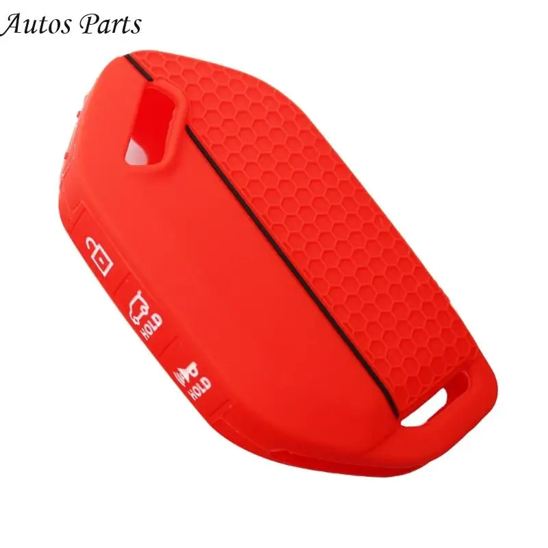 57BA Protector Cover Silicone Car Case Waterproof Remote Cover Honeycomb Texture Shell Case