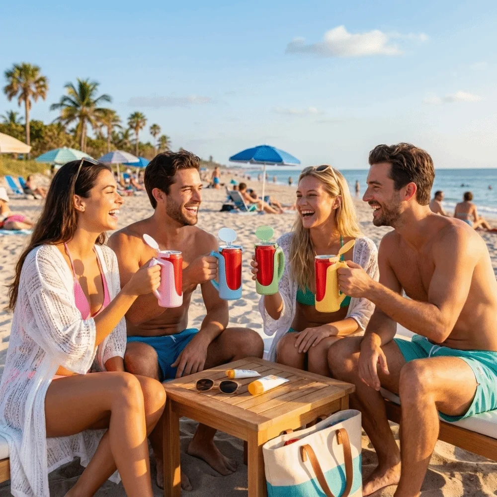 Nuevo soporte para latas de Coca-Cola, tapa para vasos, soporte multifuncional para bebidas energéticas, portavasos portátil y reutilizable para refrescos.