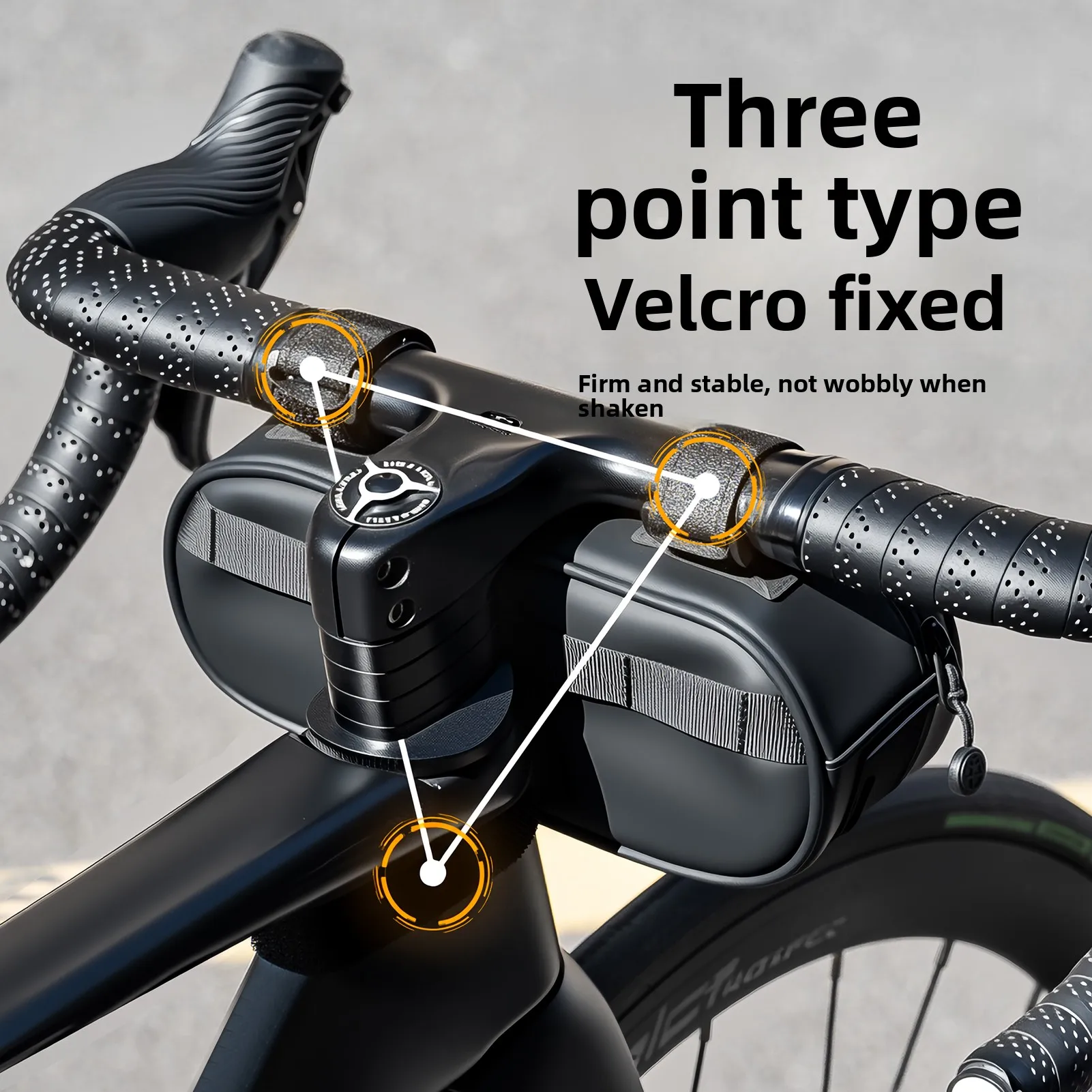 OFFBONDAGE Bicycle Bag 1.9L Top Tube Bag Bike Handlebar Bag Portable Frame Front Tube Cycling Bag Waterproof MTB Road Accessorie view 2
