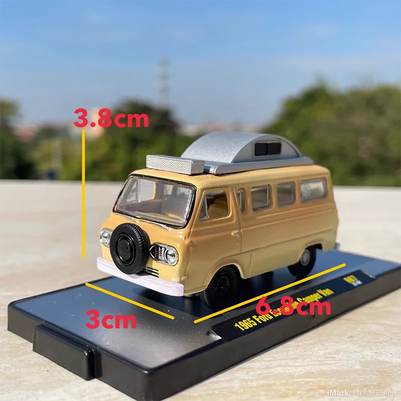 M2 Diecast 1: 64 Scale Ford Econoline Camping Car Van Alloy Car Model Collection Display Decoration Toy Gifts