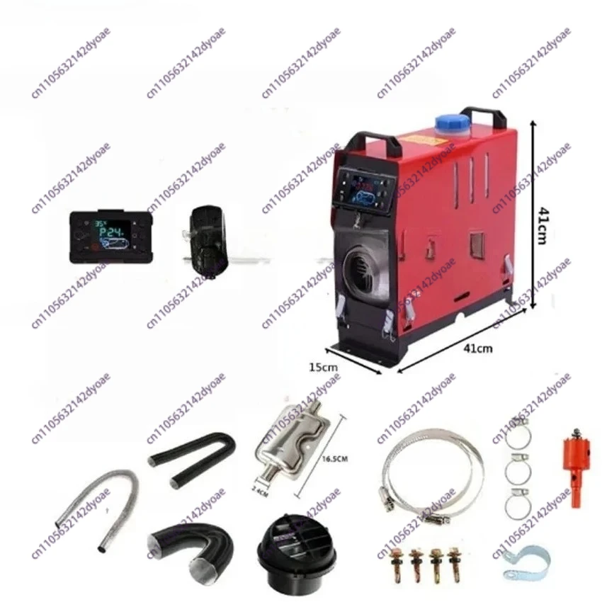 All In One Car Diesels Parking Heater 5-8kW Air diesels Heater 12V 24V For Trucks Motor-Homes Boats Bus LCD key Switch