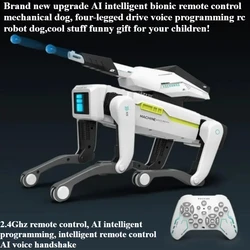 Cool Stuff Toy Car Funy Gift-Hot AI Intelligent Bionic Rc Robot Dog,Kawaii Voice Programming Rc Cars,Toys for Kids,Monster Truck
