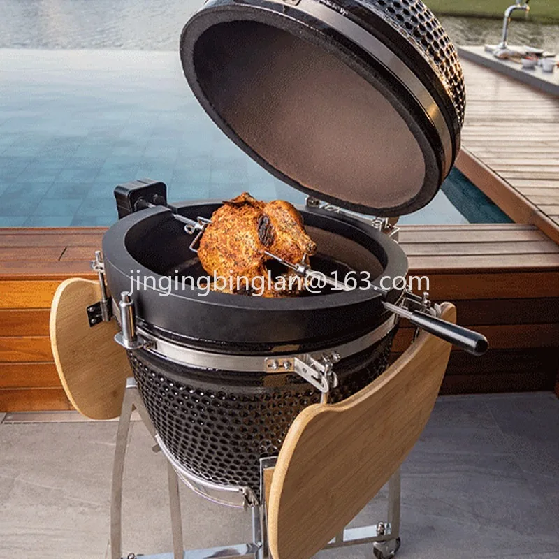 Factory direct sales fully automatic rotating roast chicken leg of lamb stove leg of lamb fork electric oven support rack