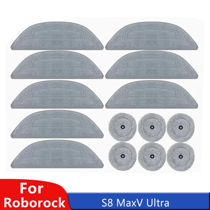 Аксессуары для швабры для робота-пылесоса Roborock S8 MaxV Ultra, основная боковая щетка, фильтр Hepa, мешки для пыли, запасные части