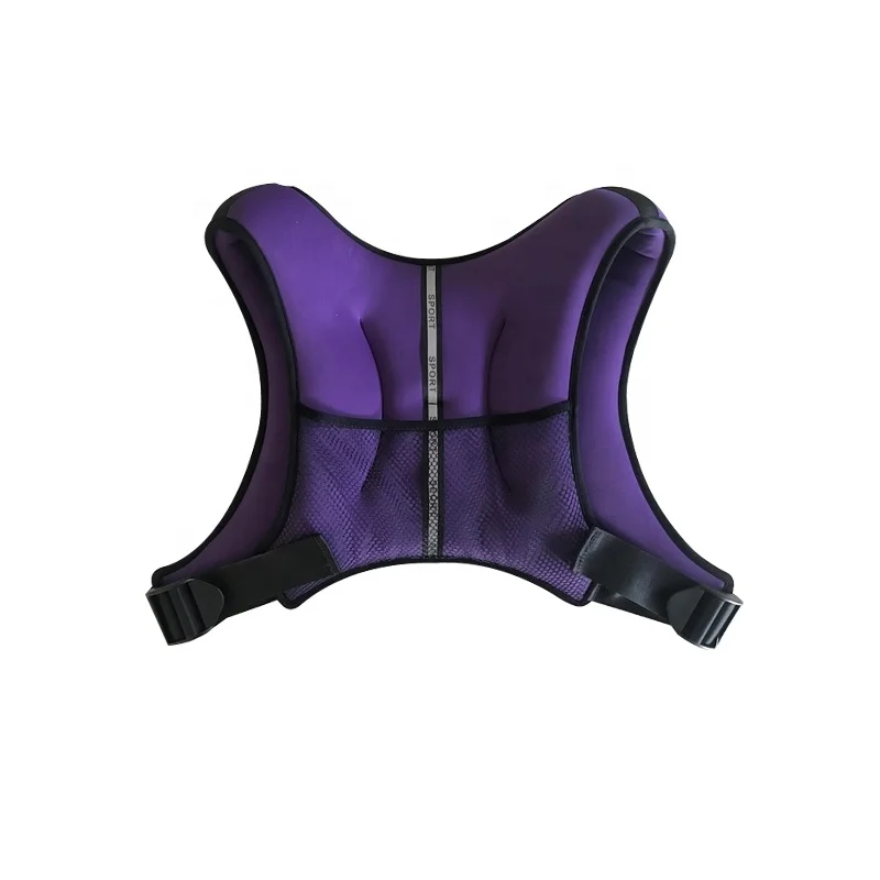 Hot Selling Soft Iron 6kg Gym Functionele Training Neopreen Gewogen Vest voor Heren