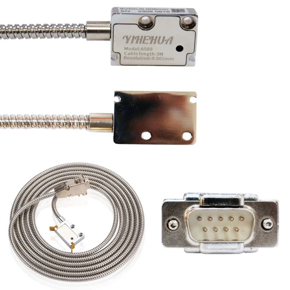 Testa del sensore magnetico per tornio di fresatura ad alta precisione 5V 0,005mm 5um Encoder TTL Tornio Macchine per pietra di legno