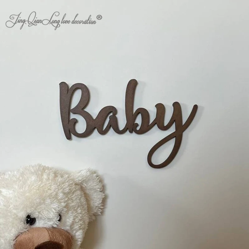 Custom Wooden Name Tag for Children's Room, Boho Plaque, Nursery Decor