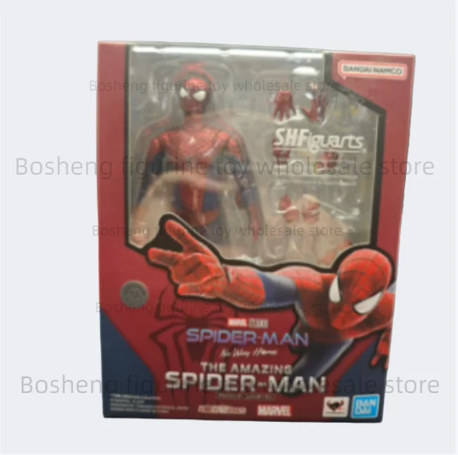 

Оригинальный BANDAI S.H.Figuarts Spider-Man 3, герои без возврата, удивительный Человек-Паук, в наличии, коллекция фигурок, модель