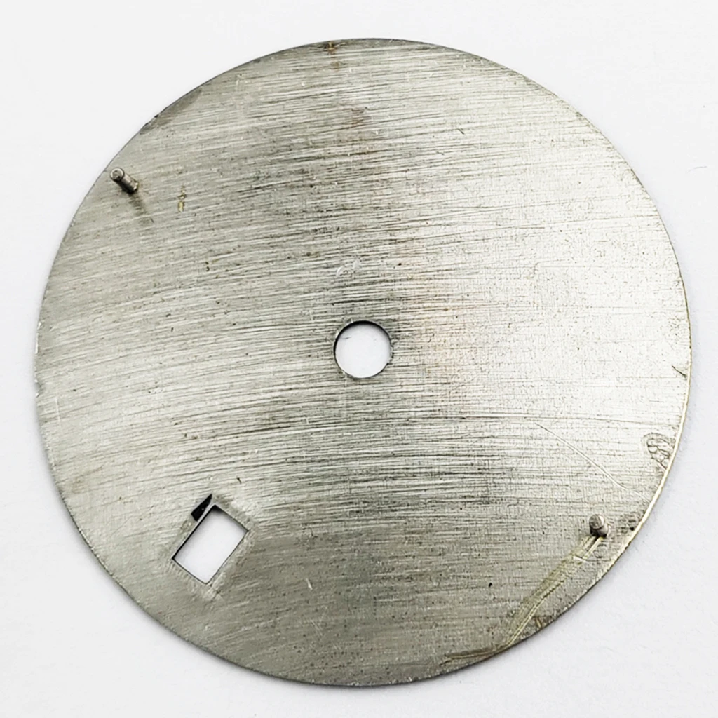 Стерильный циферблат для часов диаметром 28,5 мм с датой и окошком, зеленый светящийся автоматический фотографический циферблат для NH35 NH36