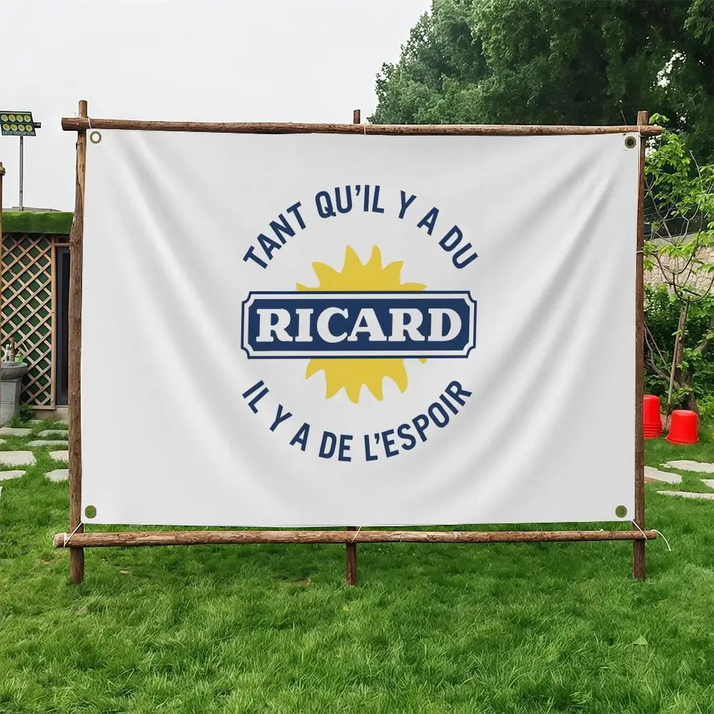 R-Ricard Flags Home Yard & Garden Decor Banner - Indoor Outdoor Wall Hanging Flag