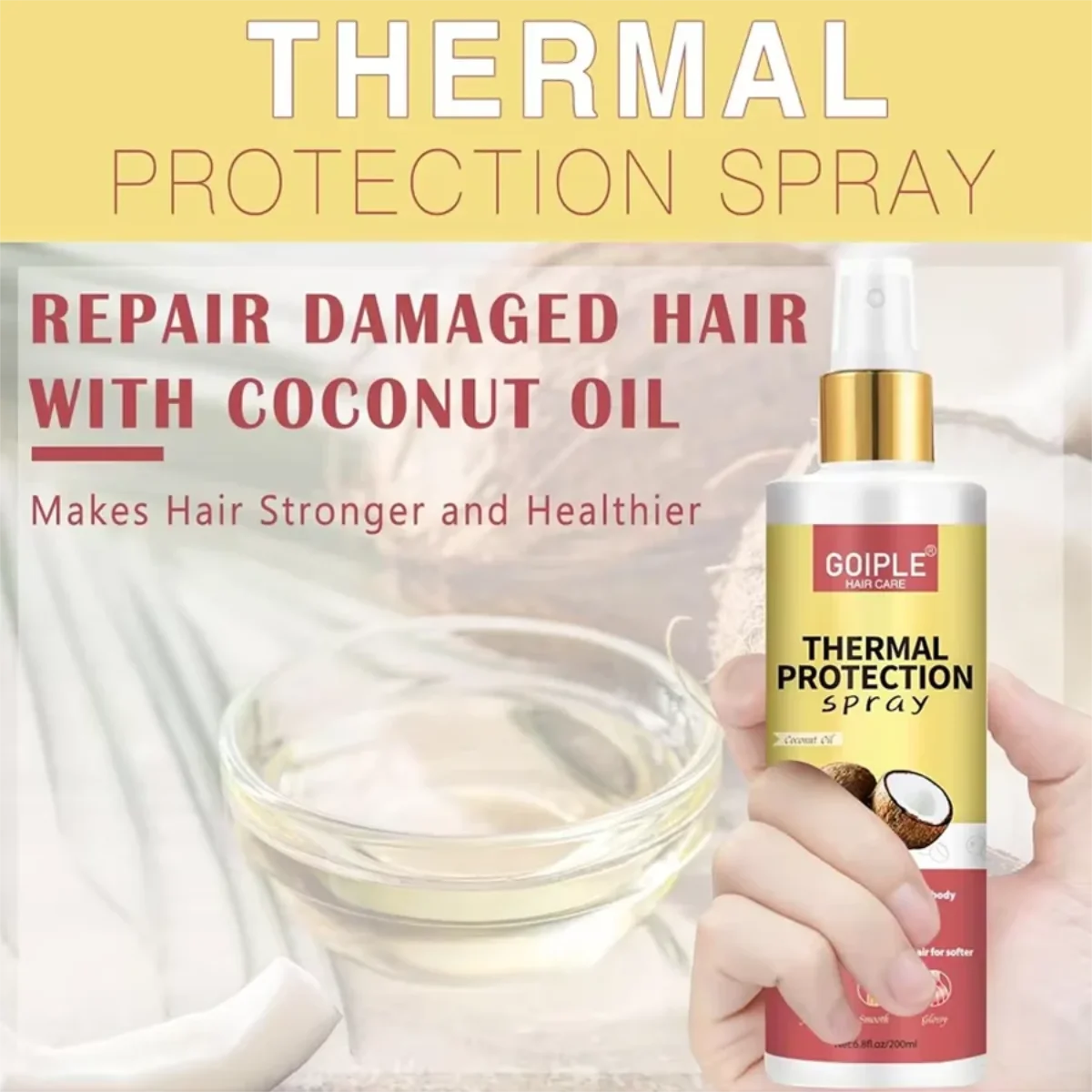 Spray Protetor Térmico GOIPLE - Hair Care Heat Protectant avaliação e preço