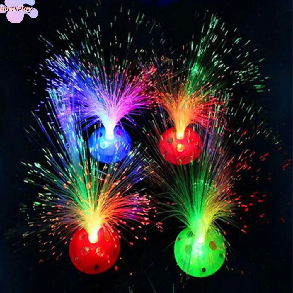 Geschenke Bunte Feiertagsfeier Dekoration Leuchtspielzeug LED-Licht Glasfaserlampe Nachtlicht
