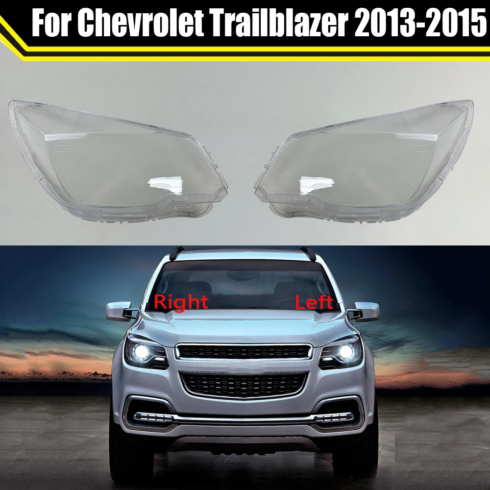 Car Headlamp Lamp Transparent Lampshade Shell Headlight Cover For Chevrolet Trailblazer 2013 2014 2015 Auto Light Housing Case