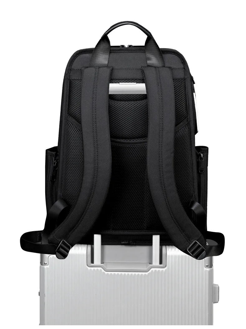 Men's Travel-Ready Backpack - Waterproof Nylon with Dedicated 16-Inch Laptop Sleeve for Work Trips 2630207