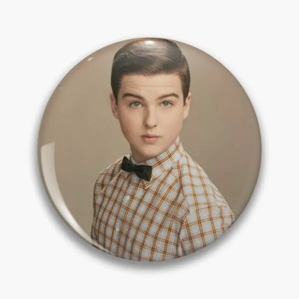 Jovem Sheldon-Broche de Botão Macio para Mulheres, Jóias Bonitos, Presente Criativo Engraçado, Alfinete de Lapela, Emblema De Metal, Decoração Dos Desenhos Animados, Roupas Amantes, 6 Pcs