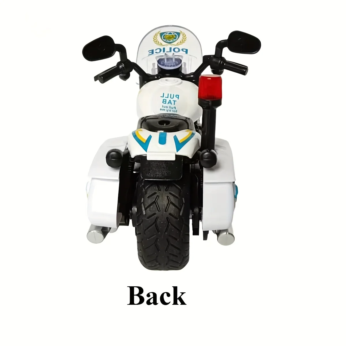 Juguete de motocicleta de aleación fundida a presión, motocicleta extraíble con sonidos y luces 1:12 coches de juguete para niños accionados por fricción, juguetes de motocicleta