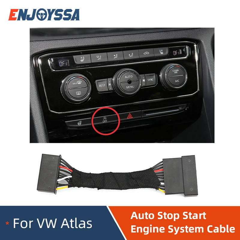 

For VW Atlas Car Smart Auto Stop Canceler Automatic Stop Start Engine Eliminator Device Disable Plug Cable