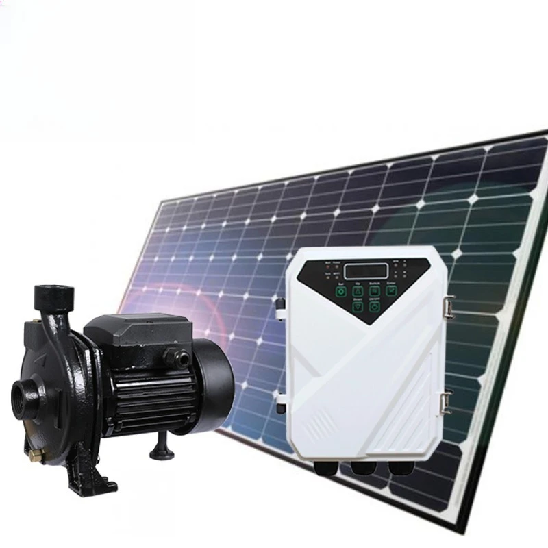 AC/DC surface solar energy large flow water brushless motor water